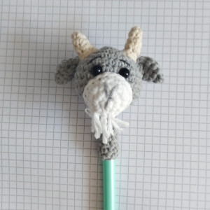 ozdoba na ołówek koziołek, kózka, koza