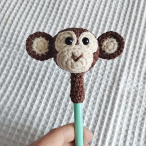 Ozdoba na ołówek małpka, małpa