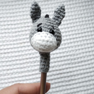 ozdoba na ołówek osiołek, osioł