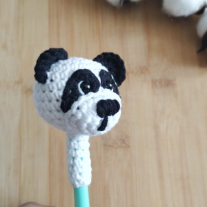 ozdoba na ołówek panda