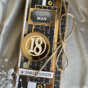 Ozdobne pudełko na pieniądze! 18 lat lub inny jubileusz!