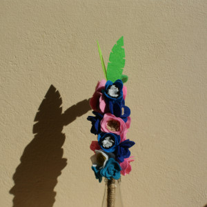 palma wielkanocna/dekoracja z kwiatów