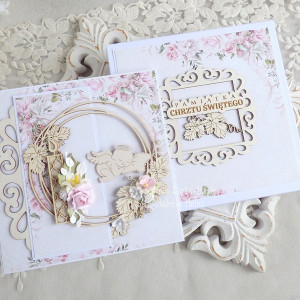 Pamiątka chrztu w pudełku 394