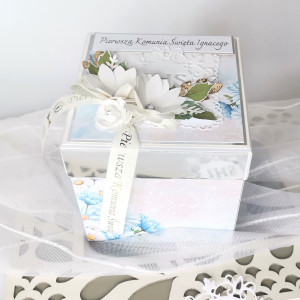 Pamiątka I Komunii-z miejscem na upominek