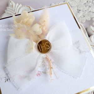 Pamiątka komunijna w drewnianym pudełku 616