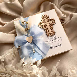 Pamiątka Pierwszej Komunii Świętej - drewniana nr 2