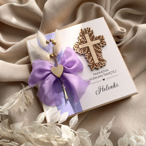 Pamiątka Pierwszej Komunii Świętej - drewniana nr 4