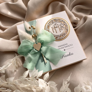 Pamiątka Pierwszej Komunii Świętej - drewniana nr 6