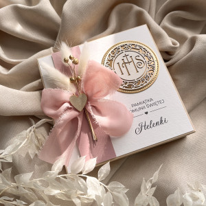 Pamiątka Pierwszej Komunii Świętej - drewniana nr 8