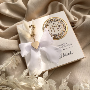 Pamiątka Pierwszej Komunii Świętej - drewniana nr 9