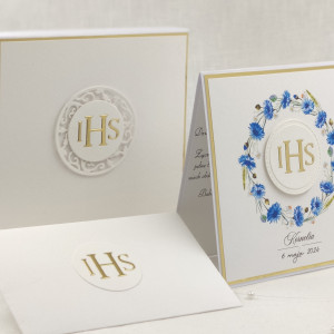 Pamiątka Pierwszej Komunii w pudełku z kopertą, 38