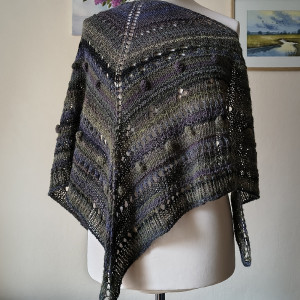 Paprocie - miła, ciepła, rustykalna chusta