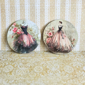 Para podkładek - Wspomnienia retro