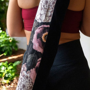 Patchworkowy pokrowiec na matę do jogi