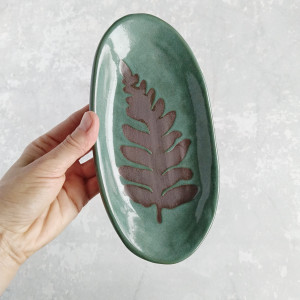 Paterka z liściem nieszkliwionym