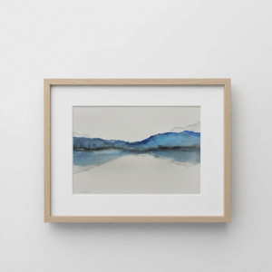 Pejzaż 1 -akwarela formatu -18/24 cm