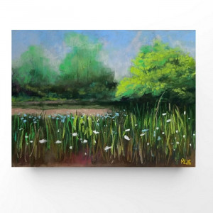 Pejzaż 2-   rysunek pastelami -suchymi