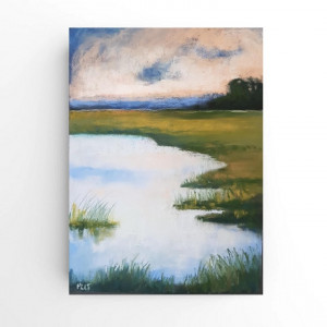 Pejzaż 22-rysunek   24/18 cm pastele.