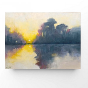 Pejzaż 3 -   rysunek pastelami -suchymi