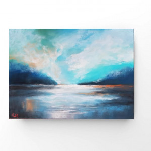 Pejzaż 33-rysunek   18x24 cm pastele..