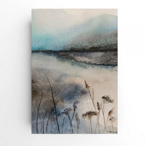 Pejzaż 43-akwarela formatu-A5