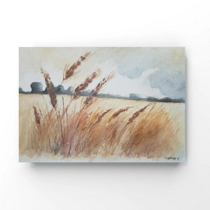 Pejzaż 49-akwarela A5.