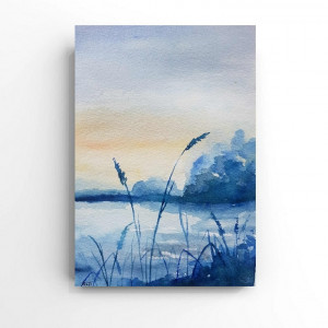 Pejzaż 50-akwarela A5.