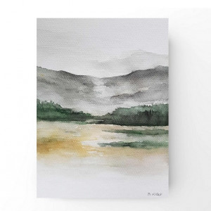 Pejzaż 6-akwarela 24x18 cm.