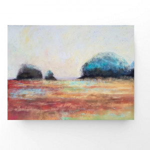 Pejzaż 7-rysunek   18/24 cm pastele.