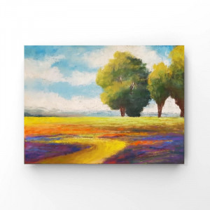 Pejzaż 7-rysunek   18x24 cm pastele suche.
