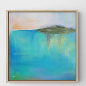 Pejzaż -obraz akrylowy - 50x50 cm.