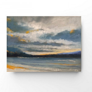 Pejzaż - praca pastelami -suchymi