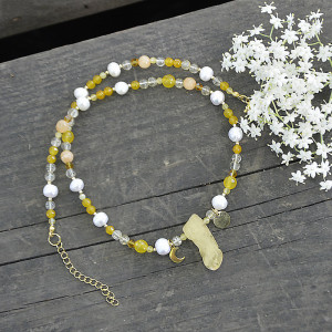 PERŁY I LANDRYNKI. naszyjnik