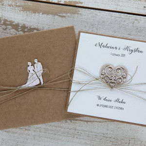 Personalizowana kartka ślubna + pudełko KSPU-134