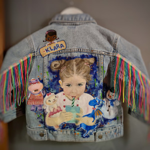 personalizowana kurtka z portretem dla dziecka