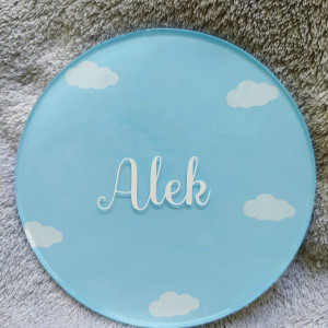 Personalizowana tabliczka z imieniem, do sesji zdjęciowej, dziecko