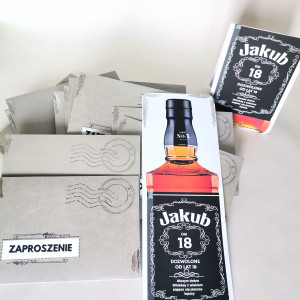 Personalizowane zaproszenia na 18 urodziny