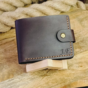 Personalizowany męski portfel skórzany z grawerem
