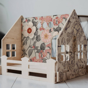 Piękny domek drewniany dla lalek -