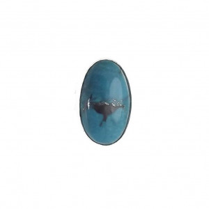 Pierścionek minimalistyczny turkus w srebrze