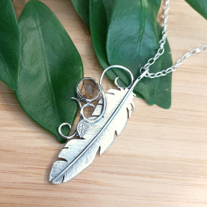 Pióro z kwarcem dymnym