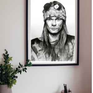 PLAKAT A3 - Axl Rose  - SERIA "IKONY"