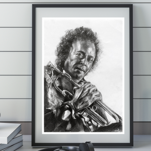 PLAKAT A3 - Miles Davis  - SERIA "IKONY"