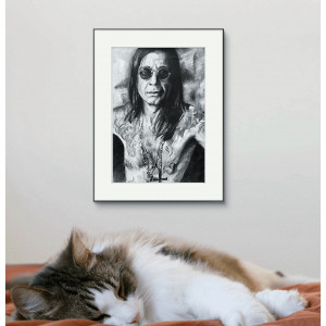 PLAKAT A3 - Ozzy Osbourne  - SERIA "IKONY"