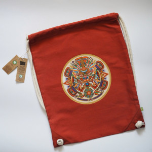 Plecak - worek etno ręcznie malowany
