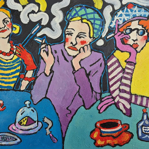 plotka w 3 aktach obraz olejny