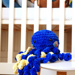 Pluszowa, miękka ośmiorniczka dla niemowlaków, prezent dla dziecka