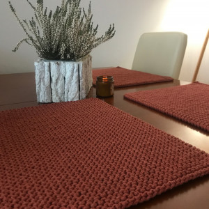 Podkładka na stół,pod talerz,sznurek bawełniany gr.5mm.