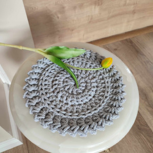 Podkładka okrągła ze sznurka 26cm