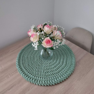 Podkładka szydełkowa Boho ze sznurka 55cm